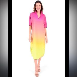 Emily McCarthy Women’s Poppy Caftan in Sunset Size XXS
